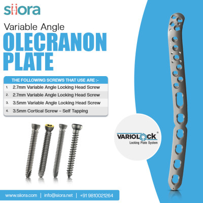 Variolock Locking Variable Angle Olecranon Plate 2.7/3.5mm – Titanium Profile Picture