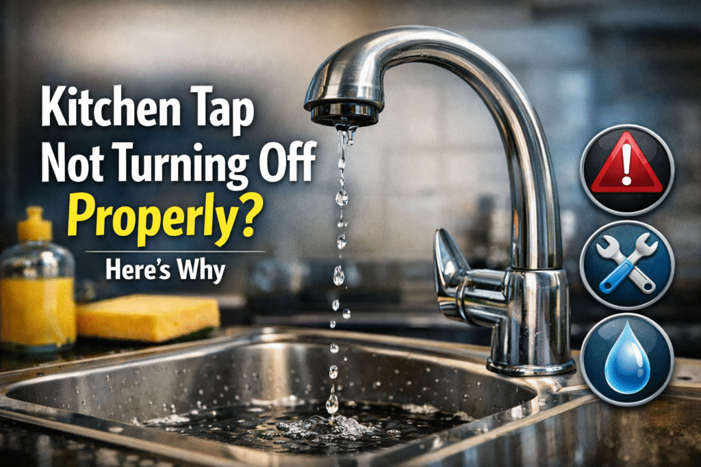Kitchen Tap Not Turning Off? Causes & Easy Fixes