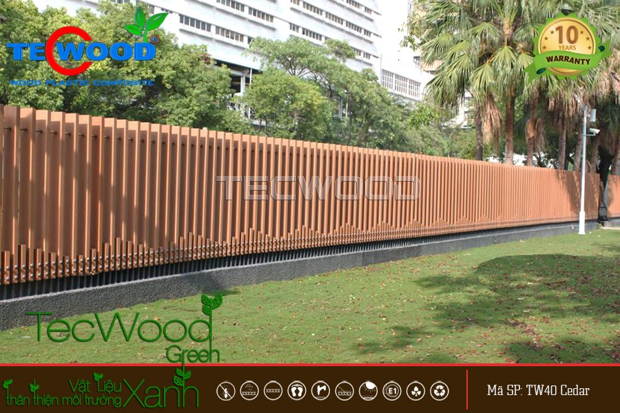Giải pháp xây dựng hàng rào gỗ nhựa đẹp bạn nên biết