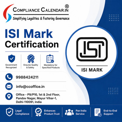 ISI Mark Registration Services in India | Compliance Calendar LLP Profile Picture