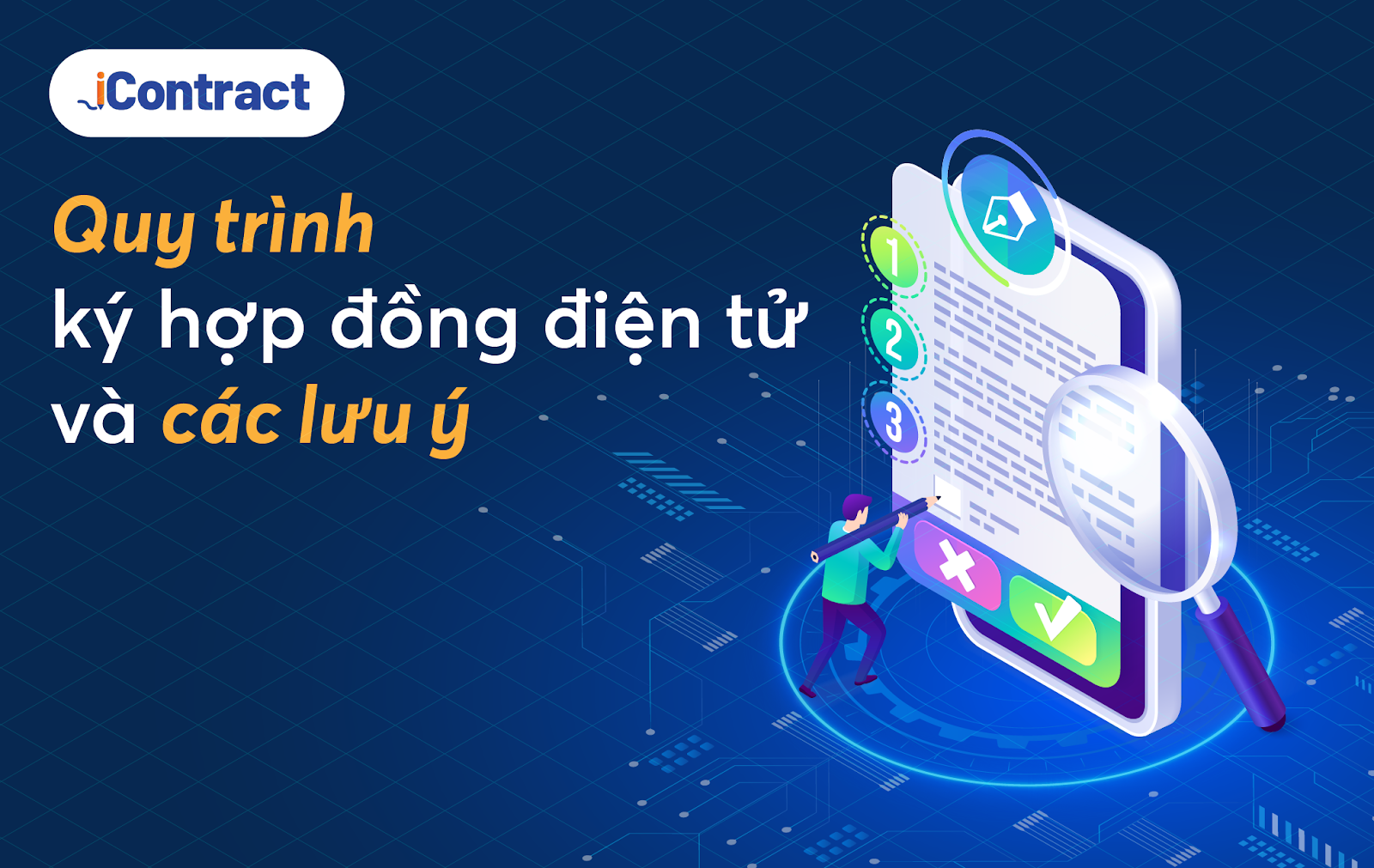 Quy trình ký hợp đồng điện tử & lưu ý về chữ ký khi ký hợp đồng