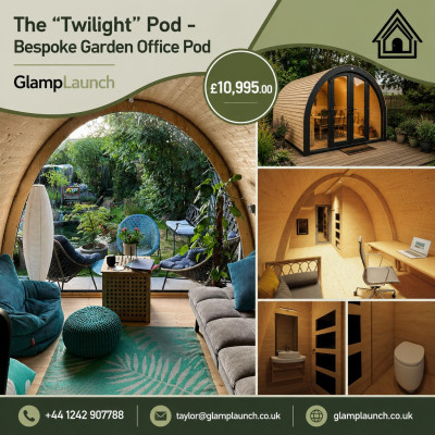 The "Twilight" Pod - Bespoke Garden Office Pod Profile Picture