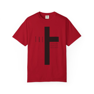Adult T-Town Christian Black Letters & Cross Heavyweight Profile Picture