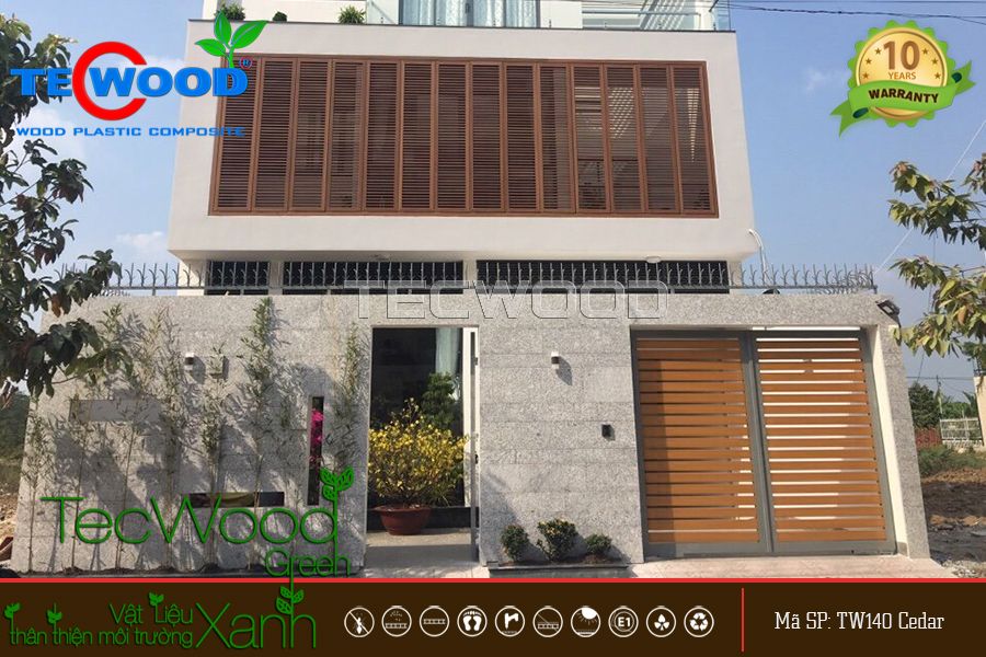Cổng gỗ nhựa composite hay sắt, gỗ tự nhiên nên chọn loại nào