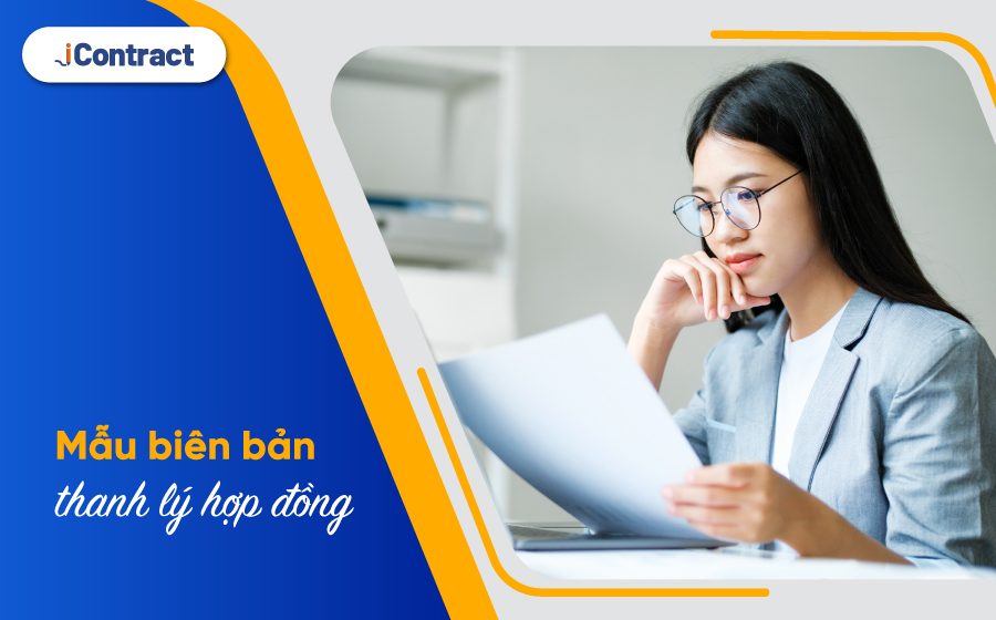 Cập nhật mẫu biên bản thanh lý hợp đồng sử dụng phổ biến 2026
