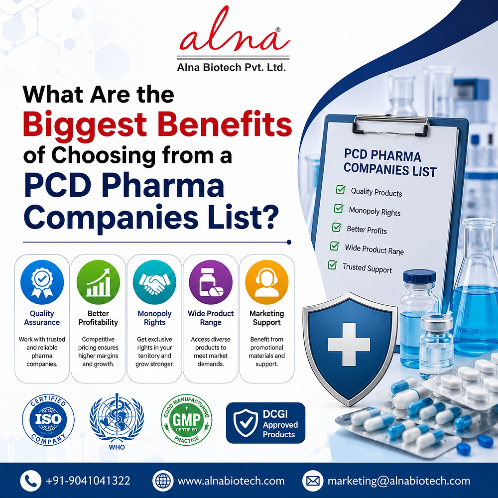 What Are the Biggest Benefits of Choosing from a PCD Pharma Companies List?