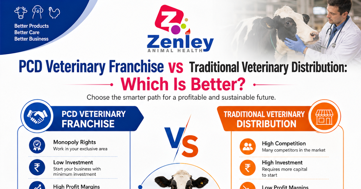 PCD Veterinary Franchise vs Traditional Veterinary Distribution: Which Is Better?