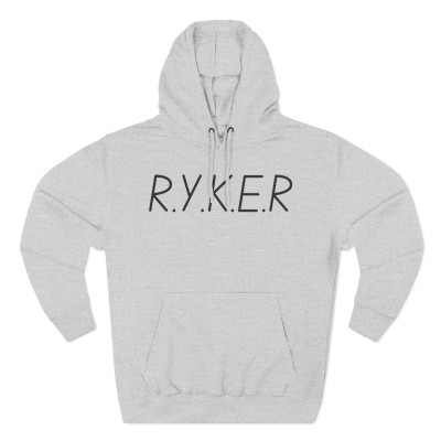 Adult RYKER Christian Black Letters Pullover Hoodie Profile Picture