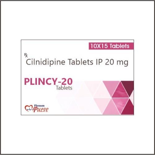 Cilnidipine 20 Mg Tablet | Plincy-20 - Plenum Biotech