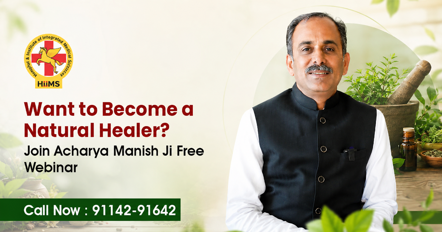 Natural Healer Programme | Free Webinar with Acharya Manish ji