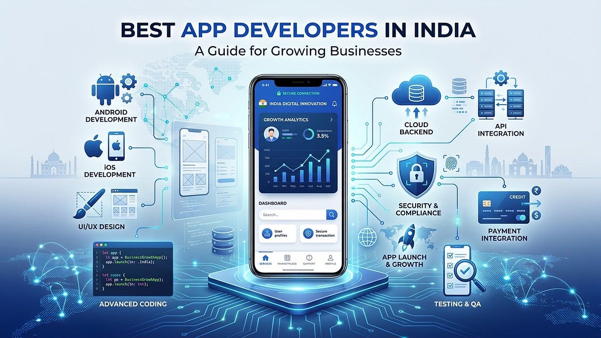 Best App Developers in India: A Guide for Growing Businesses