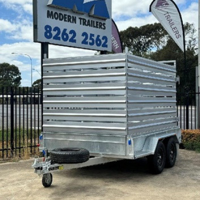 Premium 8×5 Galvanised Cattle Crate Tandem Trailer Profile Picture