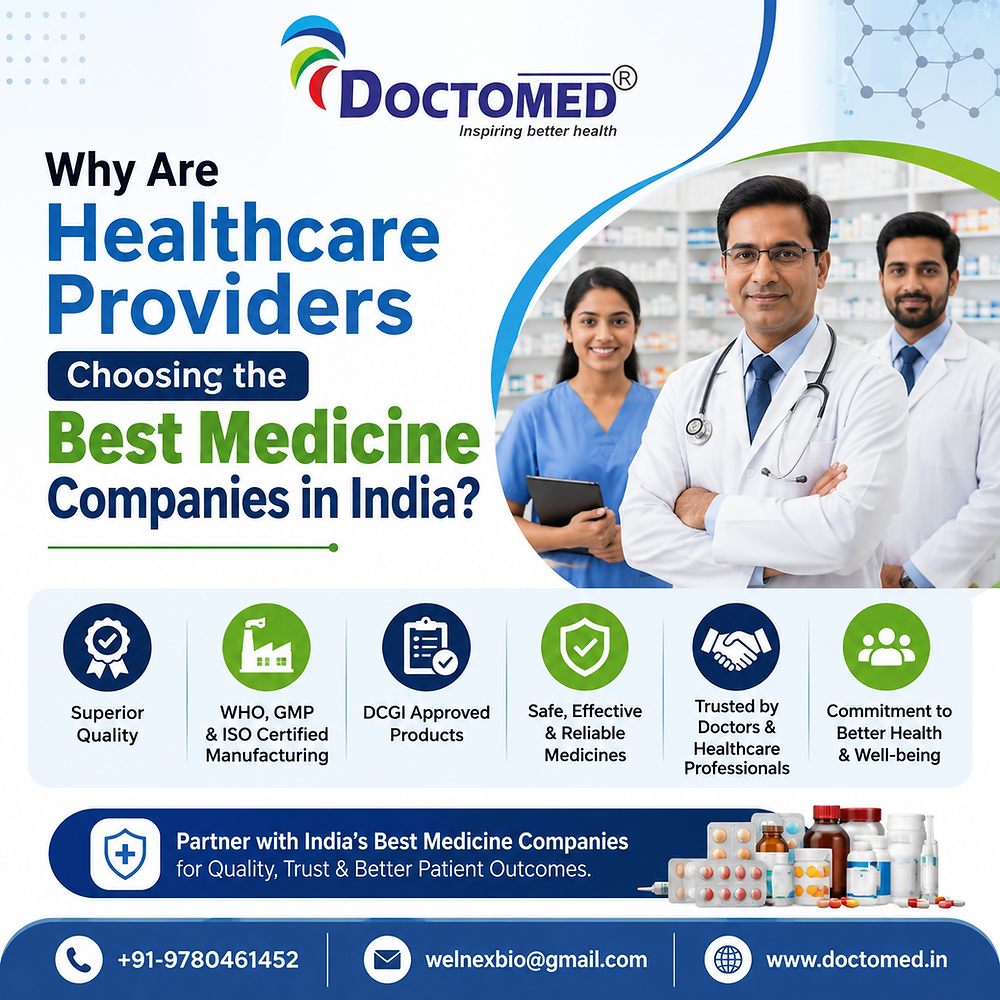 Why Are Healthcare Providers Choosing the Best Medicine Companies in India?