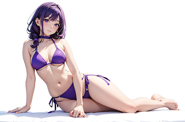 Genshin Impact: Ngắm ảnh Raiden Shogun bikini vô cùng nóng bỏng