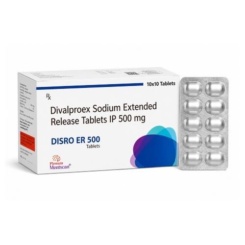 Divalproex Sodium Extended Release Tablets 500 Mg IP | Disro ER-500 - Plenum Biotech