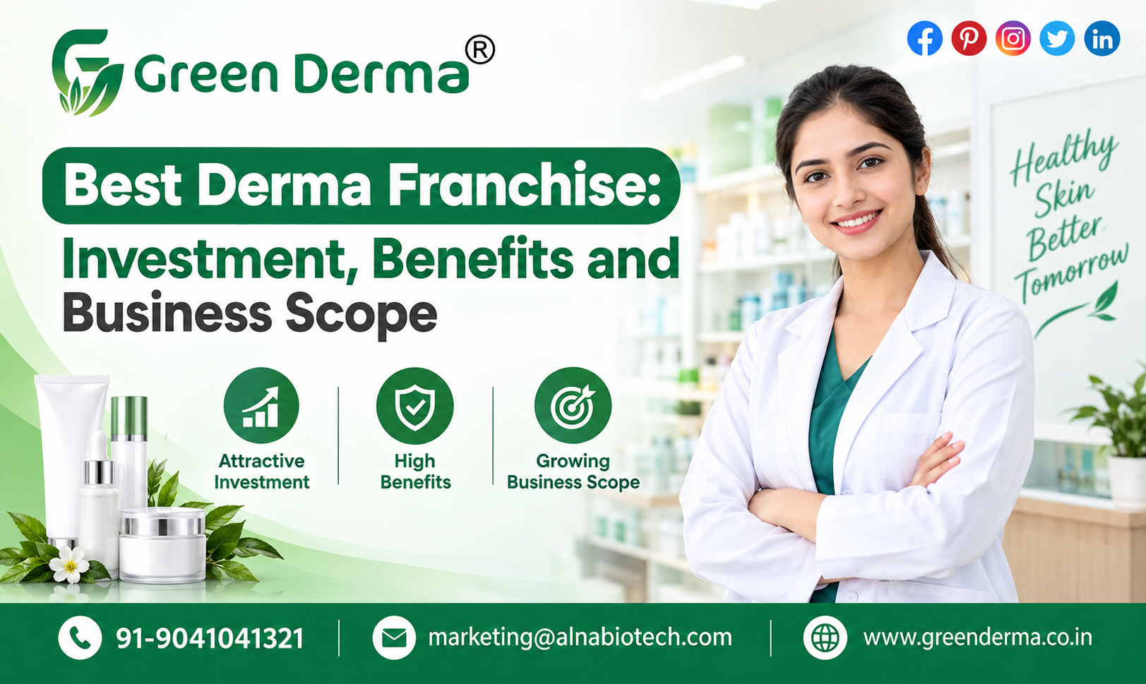 Best Derma Franchise: Investment, Benefits and Business Scope