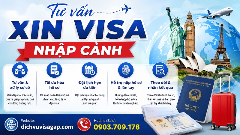 Xin cấp visa nhập cảnh gấp – Giải pháp hỗ trợ cho lịch trình quốc tế cận ngày | Thông tin, hình ảnh về thị thực và hộ chiếu mới nhất