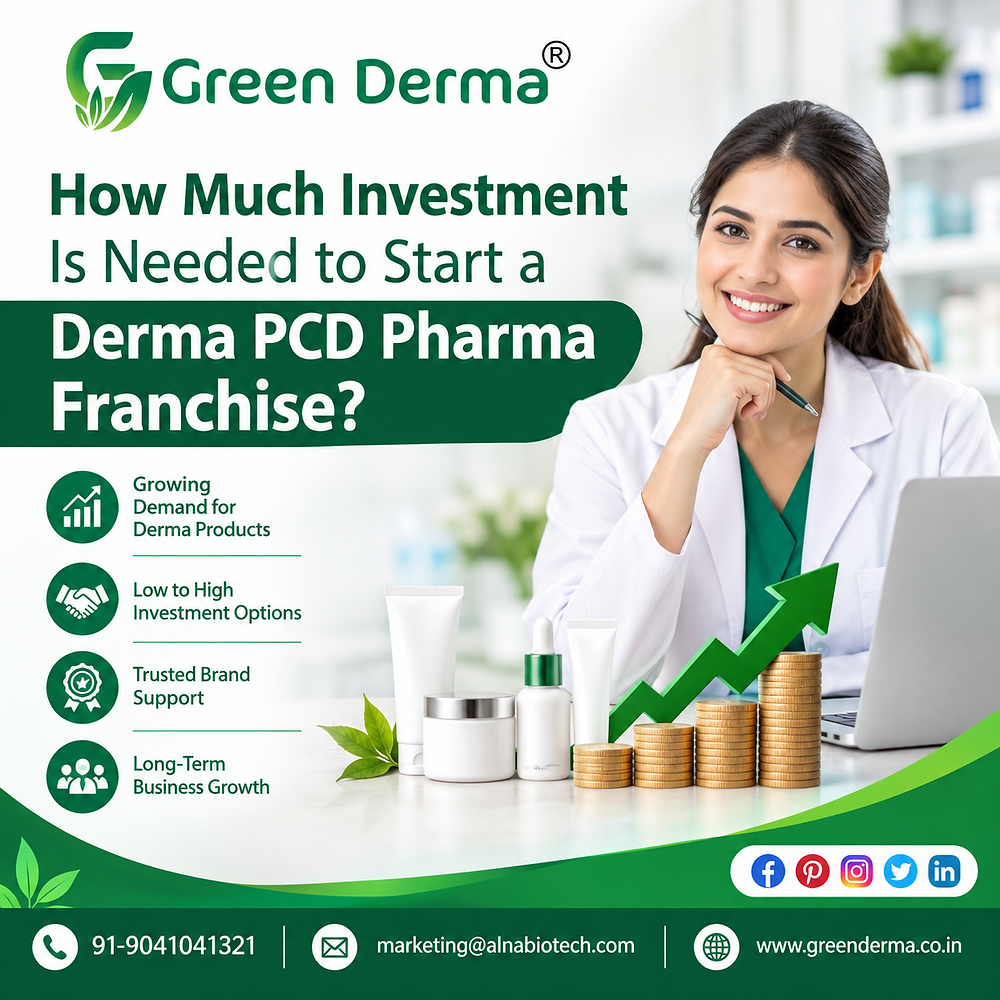 How Much Investment Is Needed to Start a Derma PCD Pharma Franchise?
