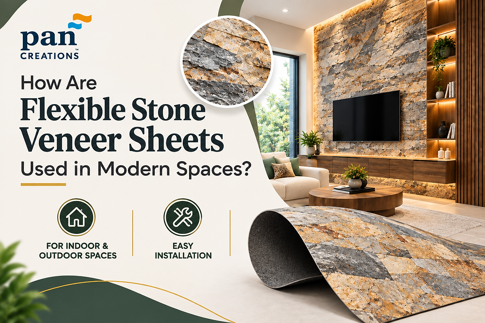 How Are Flexible Stone Veneer Sheets Used in Modern Spaces?