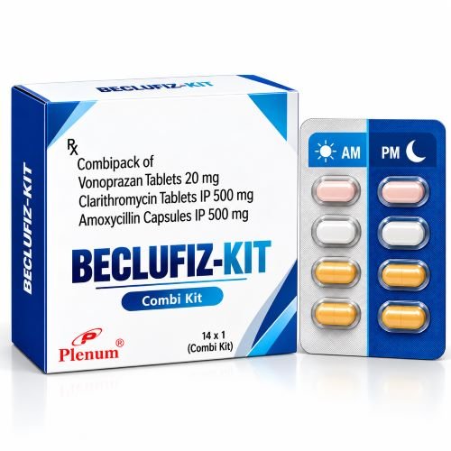 Vonoprazan Clarithromycin Amoxicillin Kit | Beclufiz-Kit - Plenum Biotech