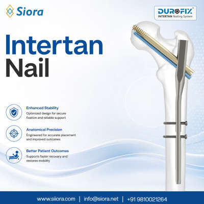 Intertan Nail Long – 130 Degrees Titanium | Siora Surgicals Profile Picture