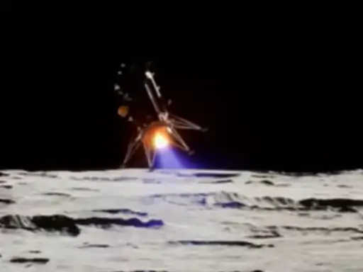 चंद्रमा के साउथ पोल पर उतरा पहला प्राइवेट स्पेसक्राफ्टअमेरिकी कंपनी ने  रचा इतिहास