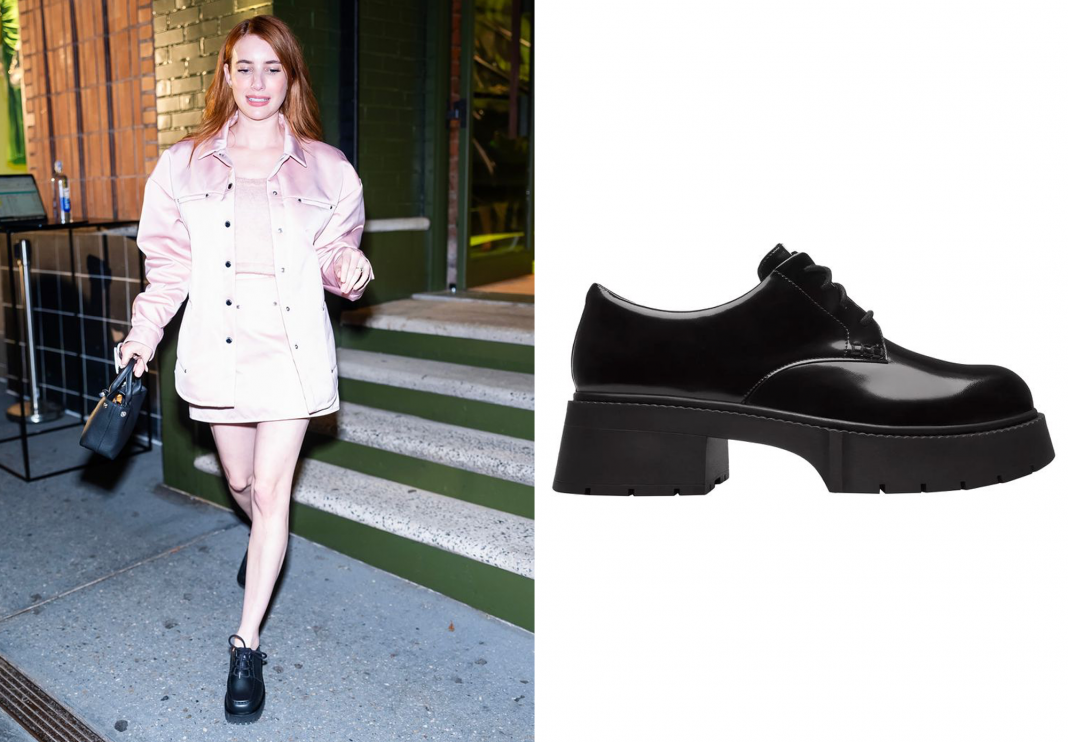 The wrong shoe never looked so right: Emma Roberts masters summer’s boldest styling trend