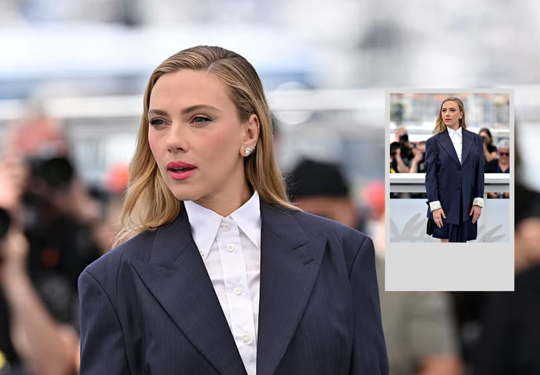 Scarlett Johansson makes a stylish splash at Cannes in Prada as she premieres her directorial debut ‘Eleanor The Great’