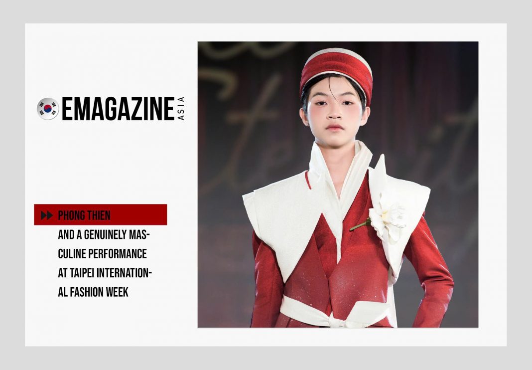 Phong Thien and a genuinely masculine performance at Taipei International Fashion Week