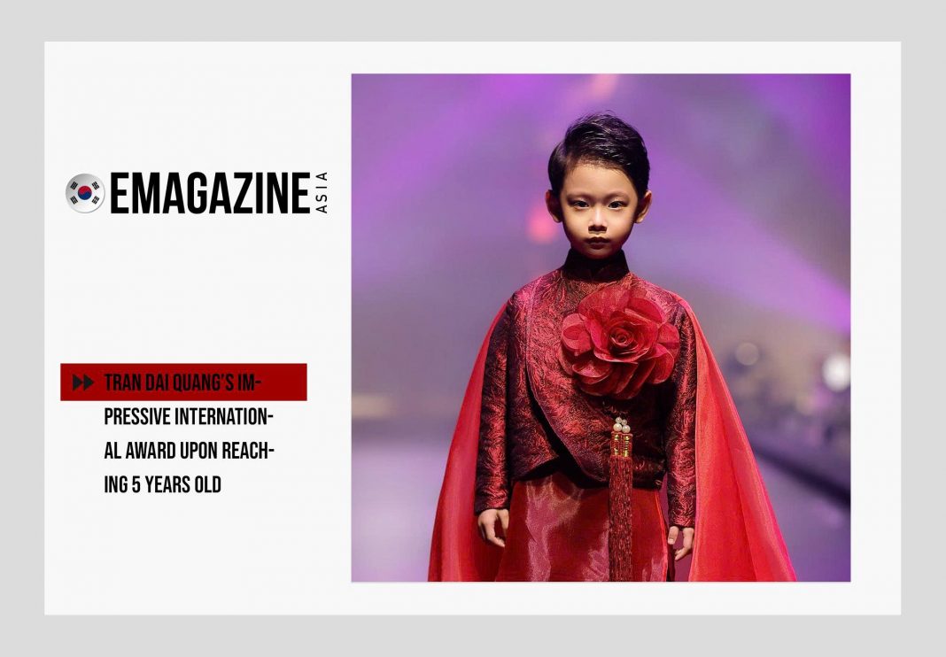 Tran Dai Quang’s impressive international award upon reaching 5 years old