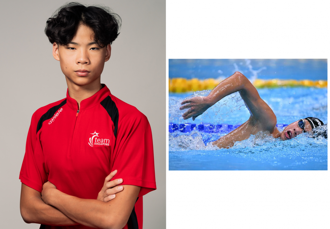 Russel Pang Sets a New Distance-Swimming Mark at the Asian Games