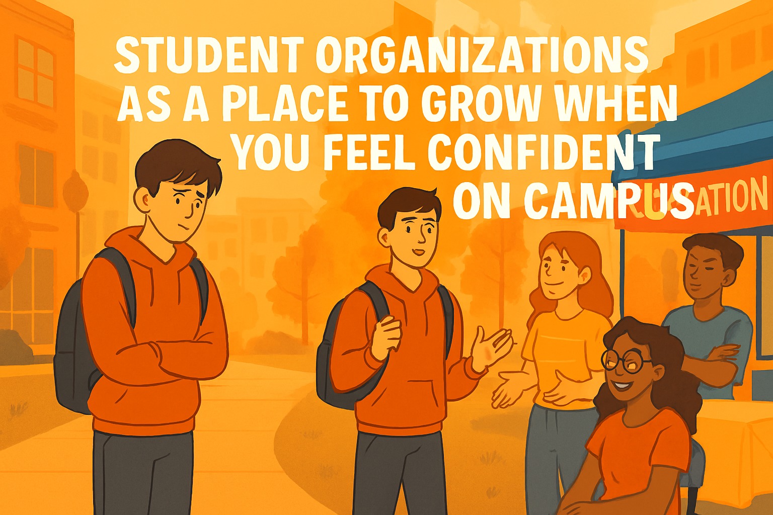 Student Organizations as a Place to Grow When You Feel Less Confident on Campus