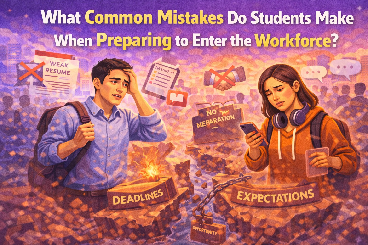 What Common Mistakes Do Students Make When Preparing to Enter the Workforce?