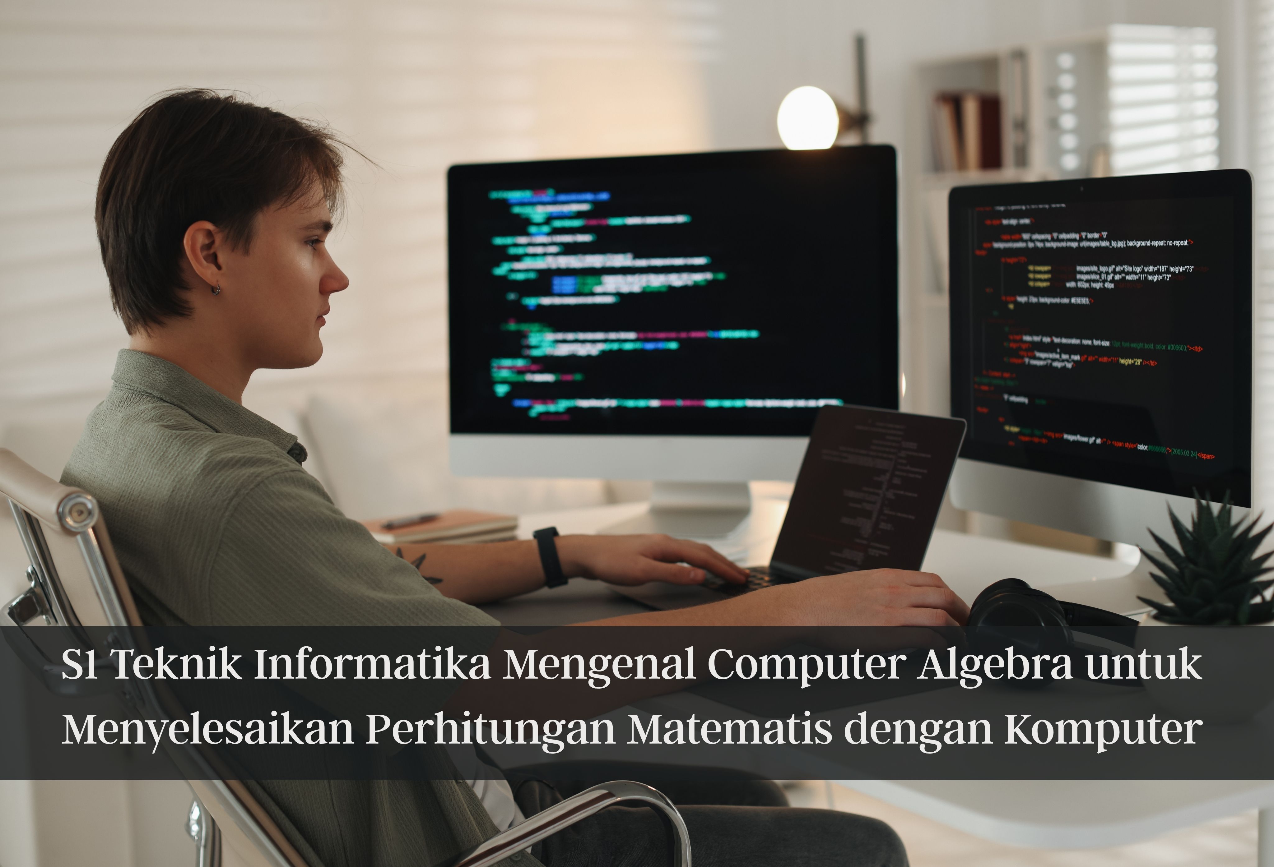 S1 Teknik Informatika Mengenal Computer Algebra untuk Menyelesaikan Perhitungan Matematis dengan Komputer