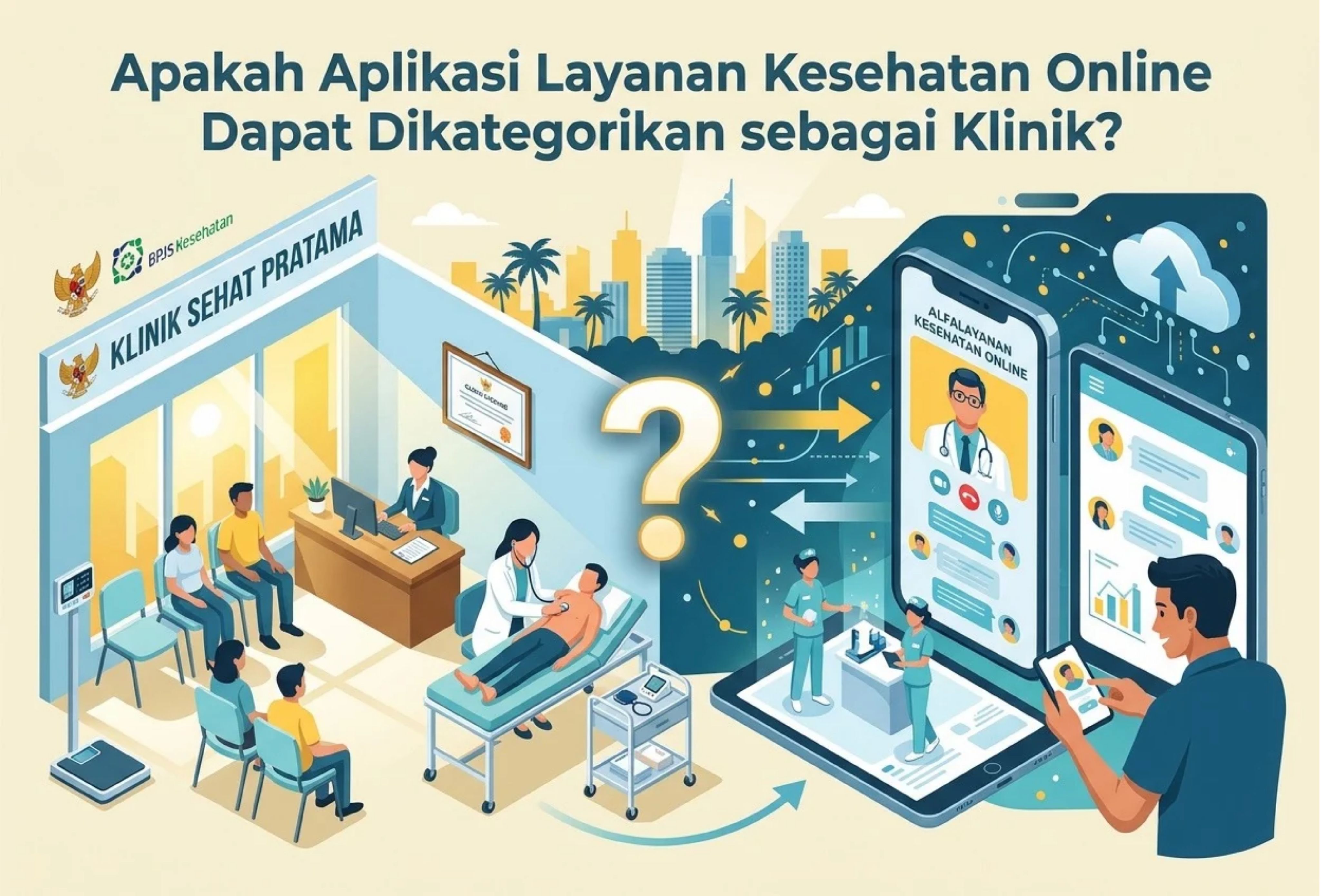 Apakah Aplikasi Layanan Kesehatan Online Dapat Dikategorikan sebagai Klinik?