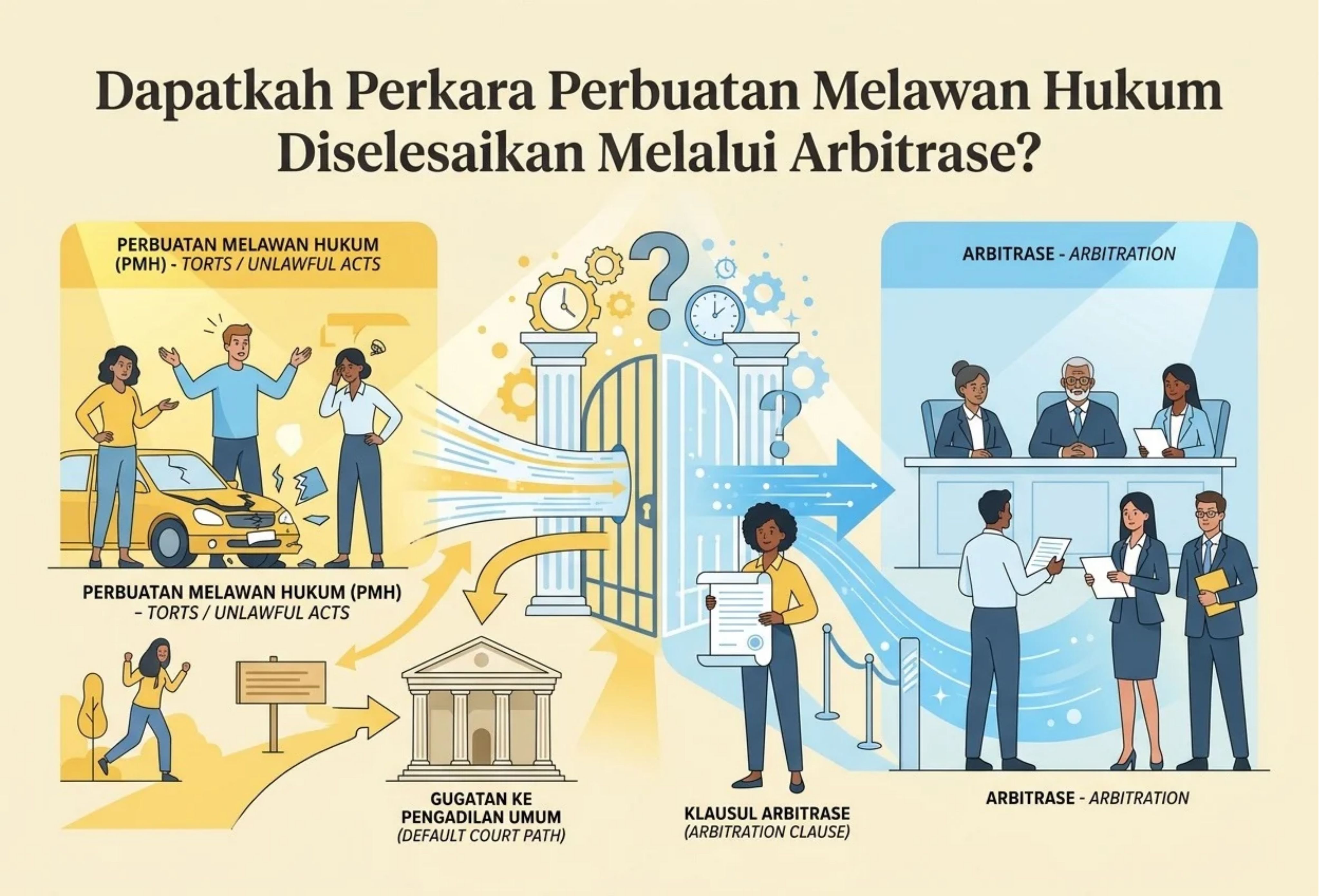 Dapatkah Perkara Perbuatan Melawan Hukum Diselesaikan Melalui Arbitrase