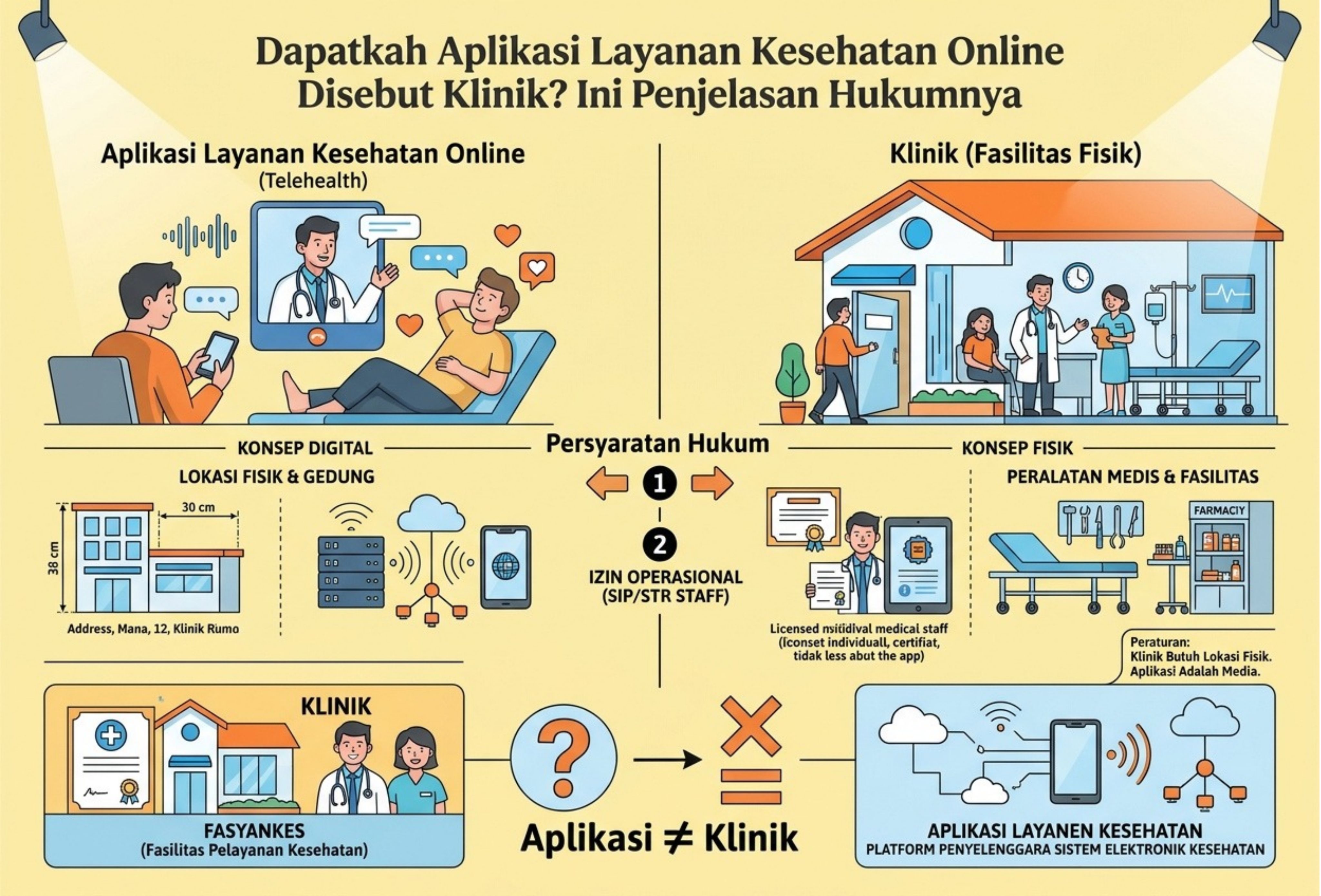 Dapatkah Aplikasi Layanan Kesehatan Online Disebut Klinik? Ini Penjelasan Hukumnya