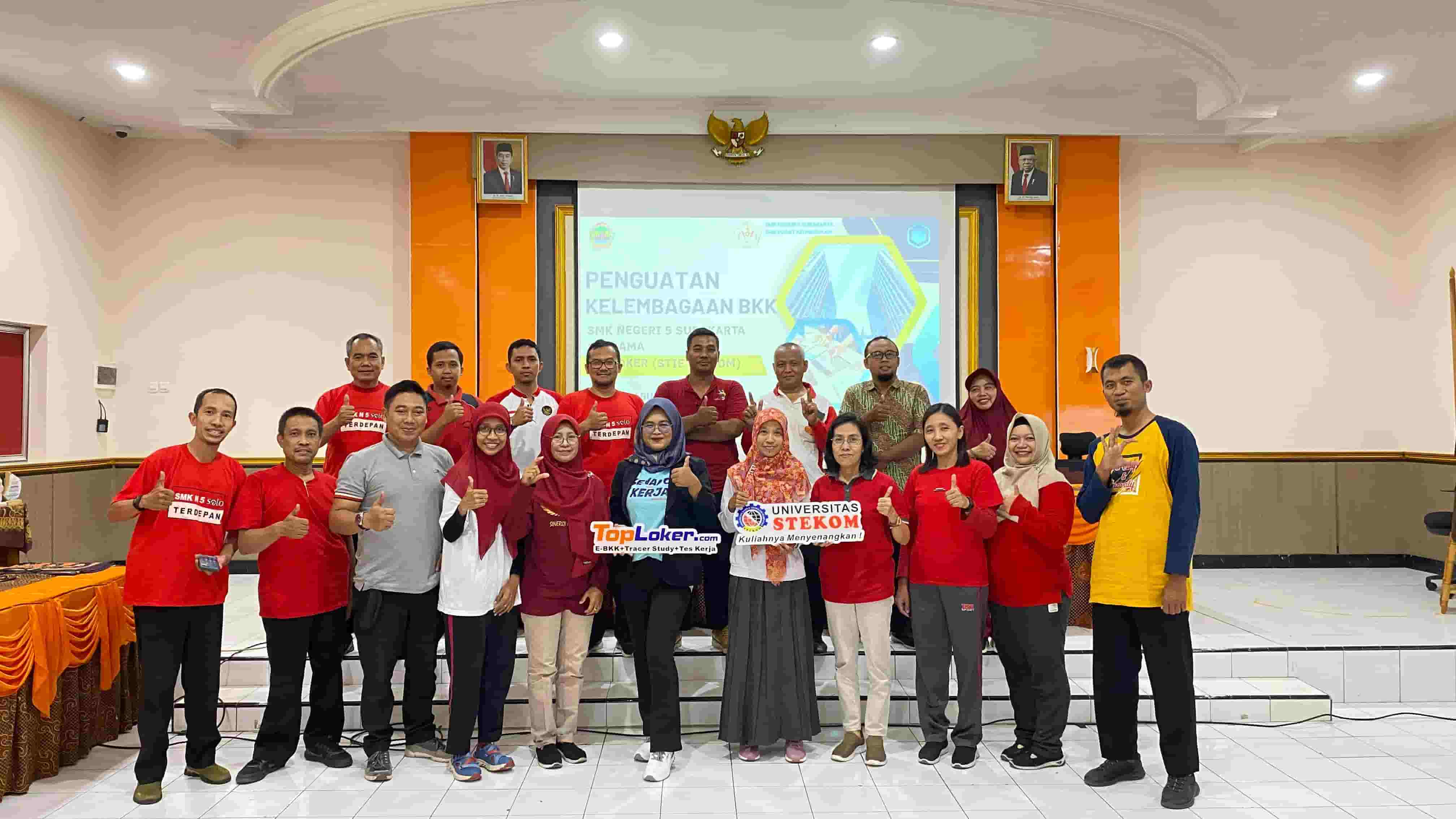 Toploker.com Menjadi Pembicara dalam Workshop Penguatan Kelembagaan BKK di SMKN 5 Surakarta