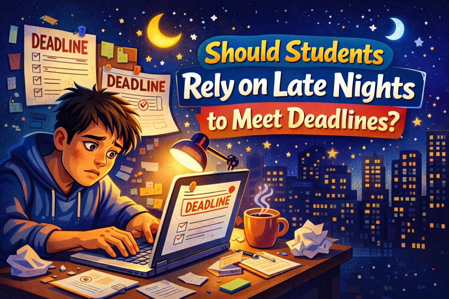 Should Students Rely on Late Nights to Meet Deadlines?