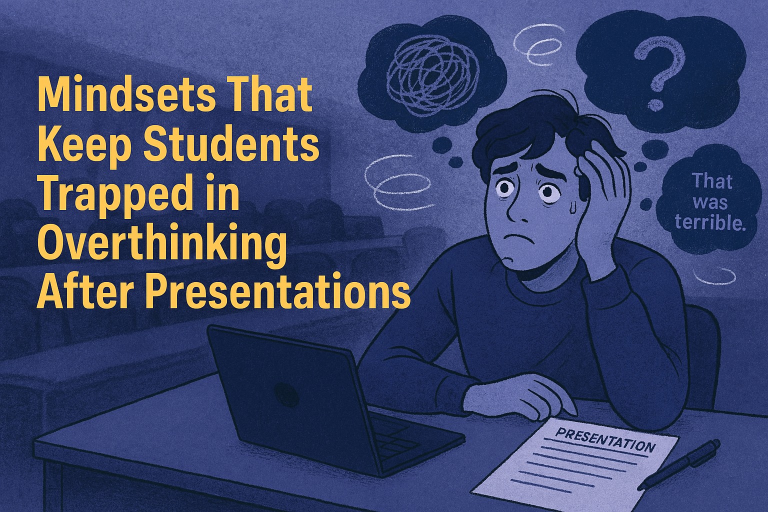 Mindsets That Keep Students Trapped in Overthinking After Presentations