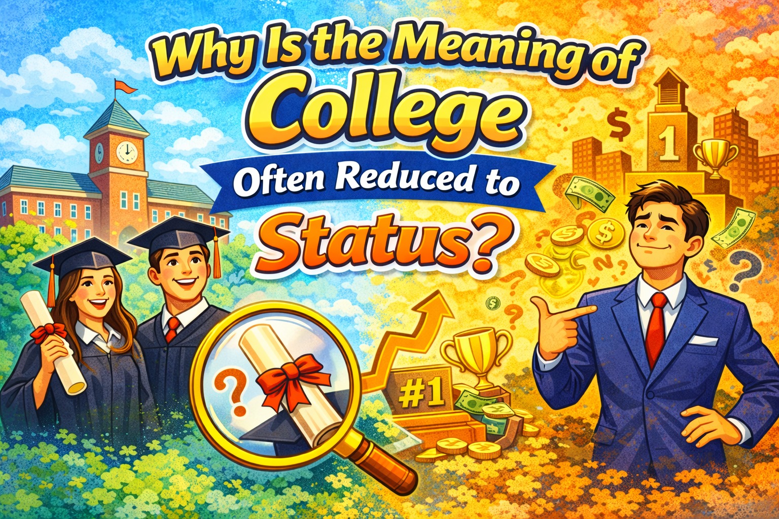 Why Is the Meaning of College Often Reduced to Status?