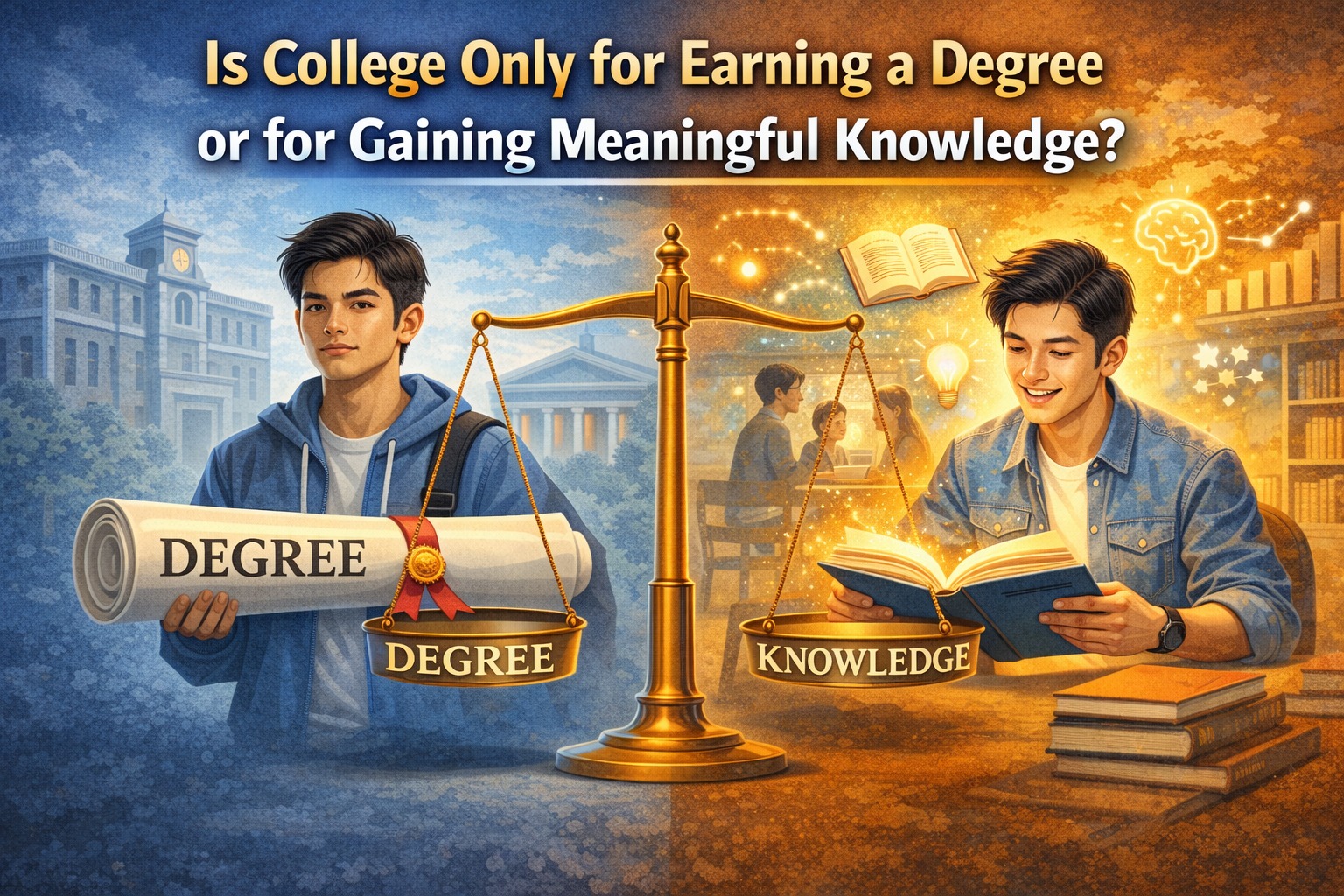 Is College Only for Earning a Degree or for Gaining Meaningful Knowledge?