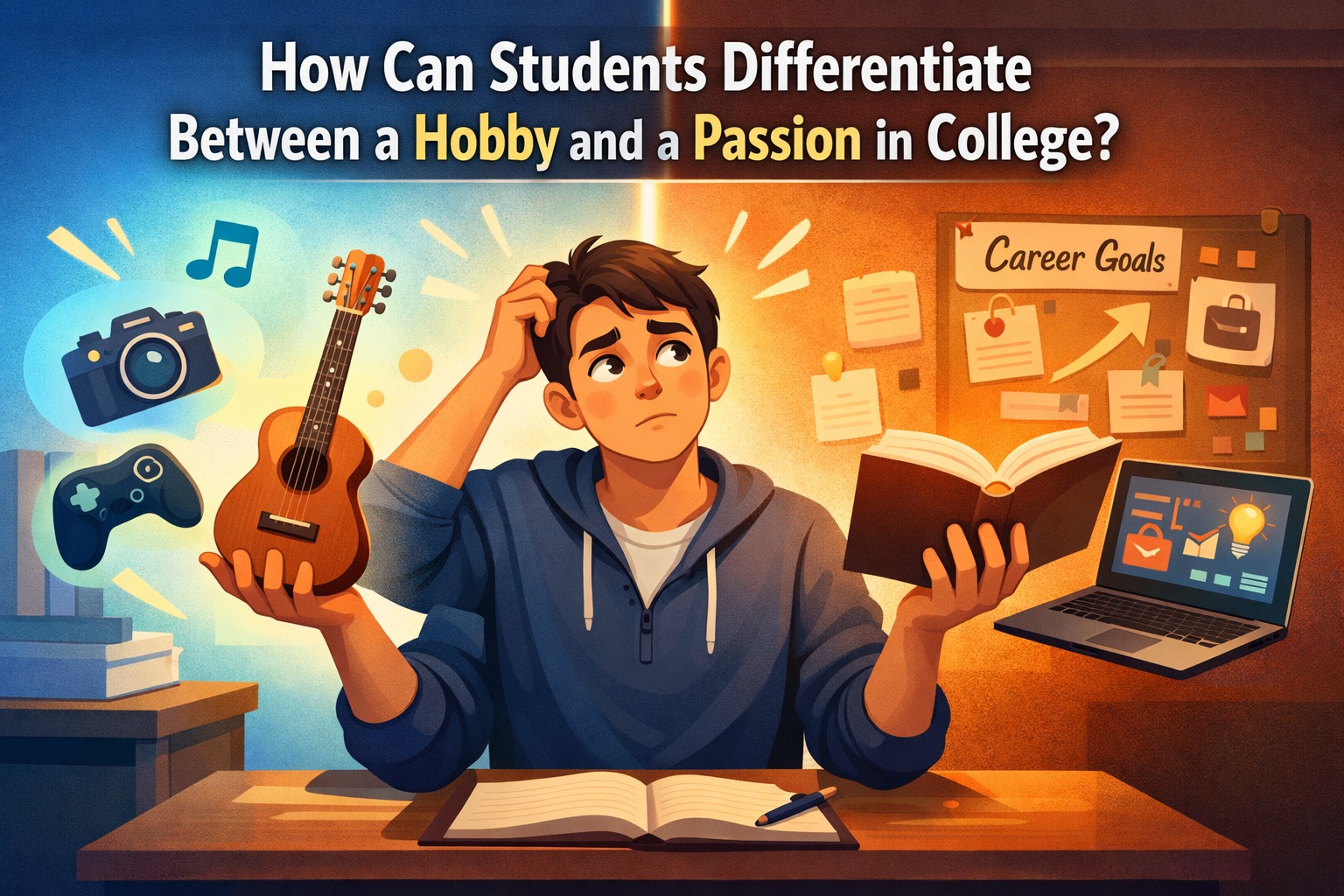 How Can Students Differentiate Between a Hobby and a Passion in College?
