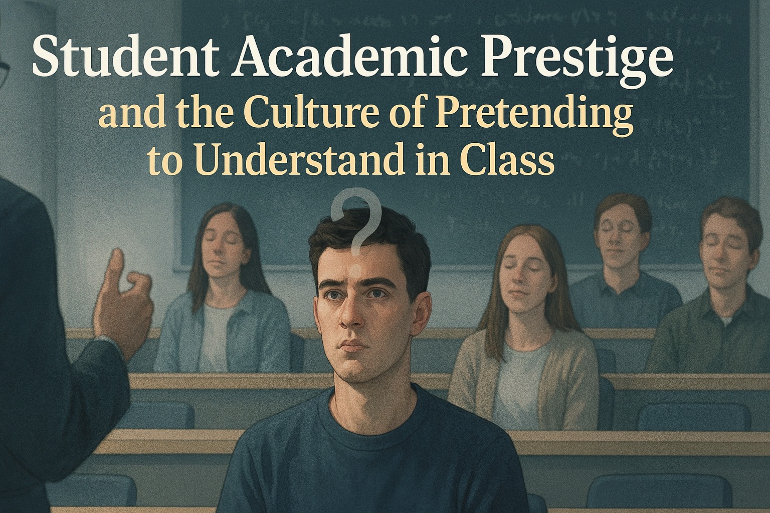 Student Academic Prestige and the Culture of Pretending to Understand in Class