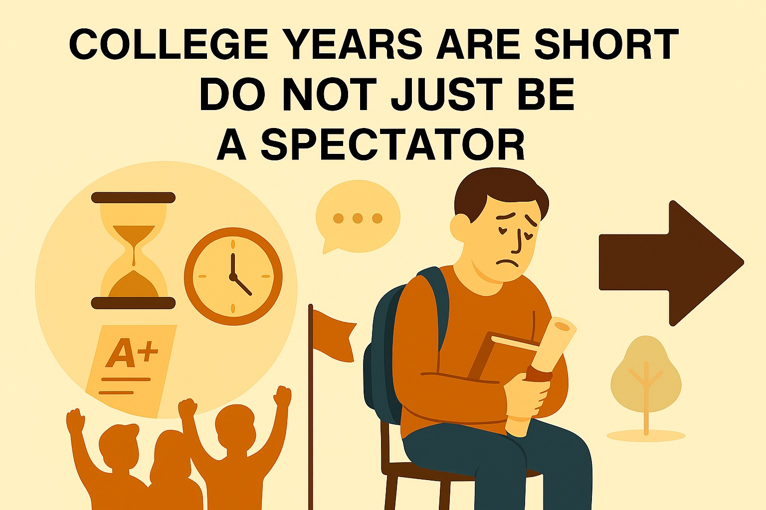 College Years Are Short Do Not Just Be a Spectator