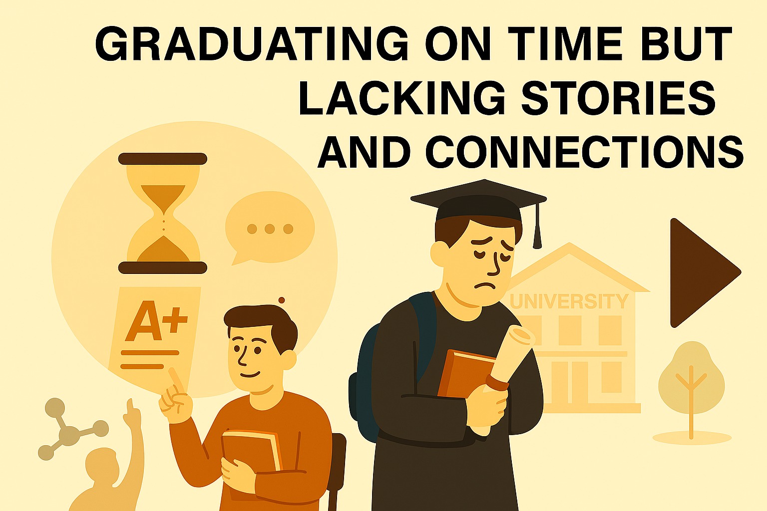 Graduating on Time but Lacking Stories and Connections