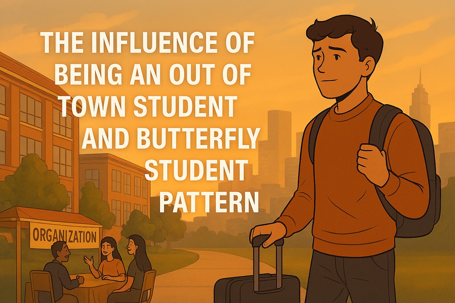 The Influence of Being an Out of Town Student on the Butterfly Student Pattern