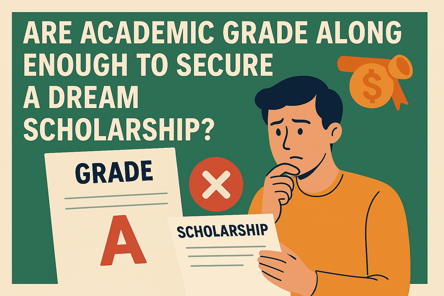Are Academic Grades Alone Enough to Secure a Dream Scholarship?