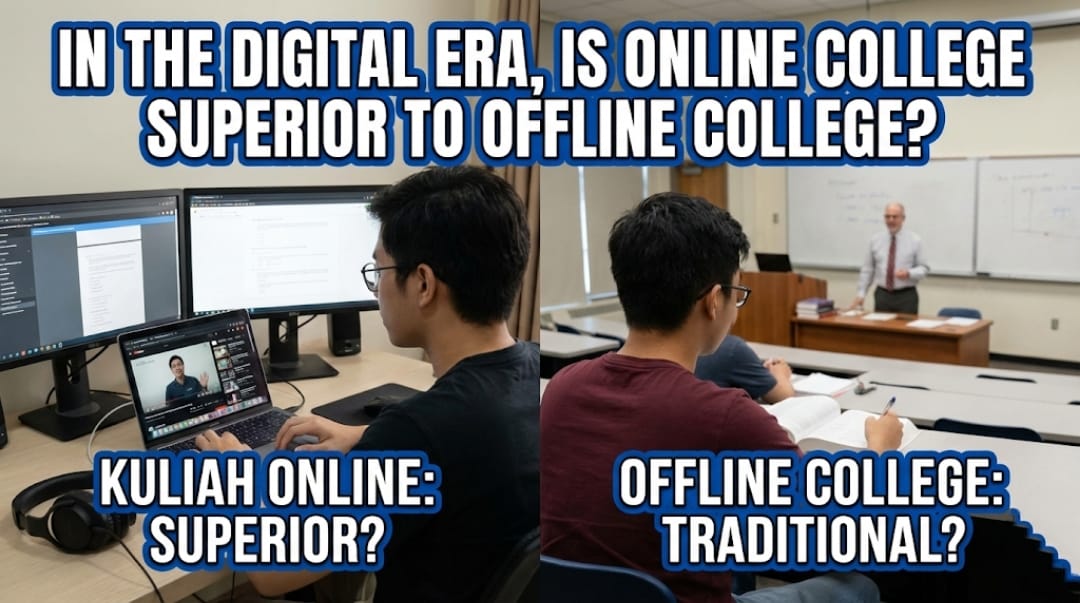 In the Digital Era, Is Online College Superior to Offline College?