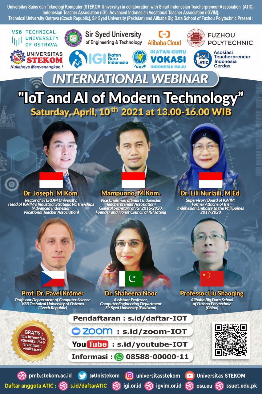 INTERNATIONAL WEBINAR "IoT and AI of Modern Technology"